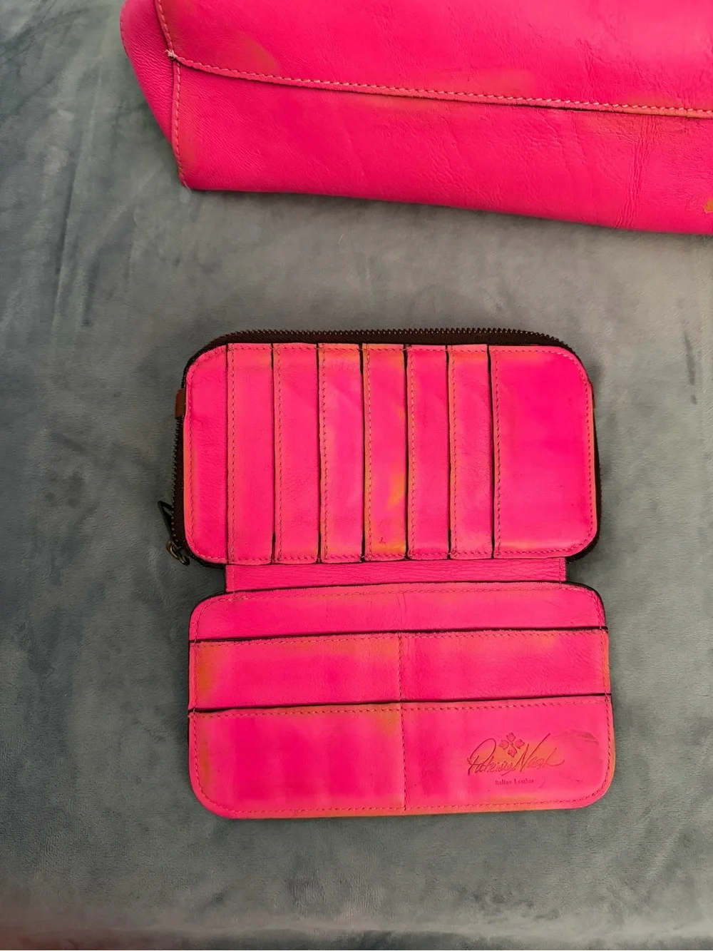 💐Patricia Nash Mini Prairie Rose with matching Matching Wallet set.